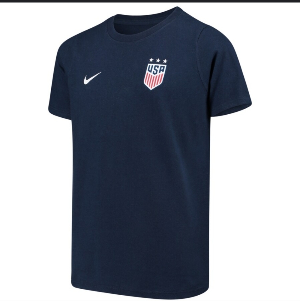 Nike Youth USA Soccer Navy T-Shirt Size Medium